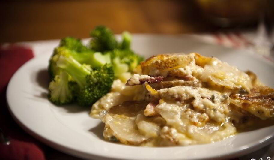 Рецепт картофельной запеканки с беконома