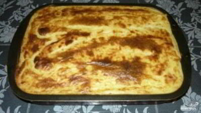 картофельная запеканка с фаршем без сыра