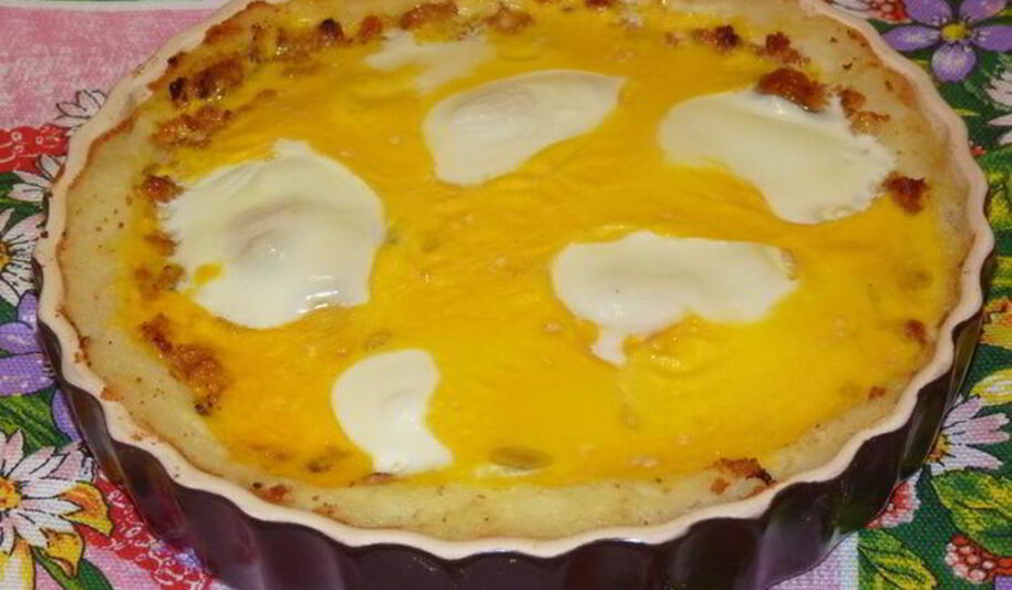 Рецепт картофельной запеканки с икрой