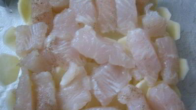 картофельная запеканка с рыбой