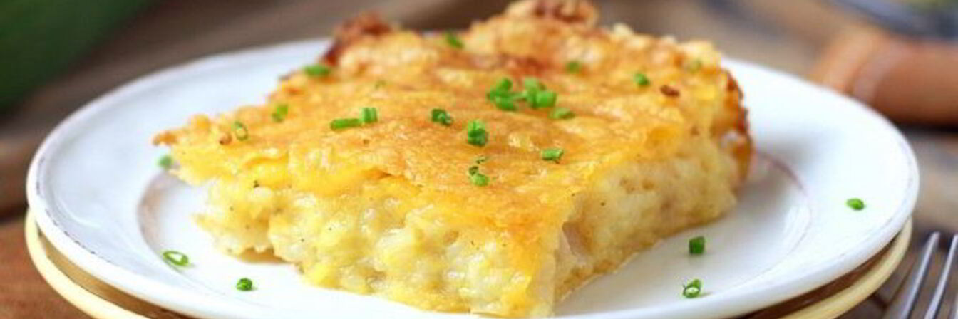 Картофельная запеканка с сыром в духовке