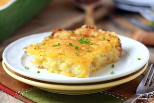Картофельная запеканка с сыром в духовке