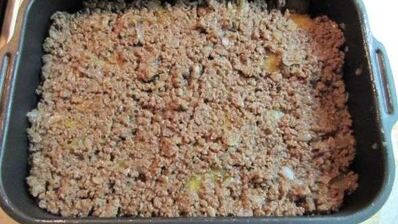 мясо-картофельная запеканка