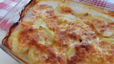 нежная картофельная запеканка