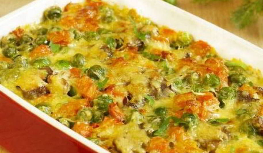 Рецепт пикантной овощной запеканки с сыром