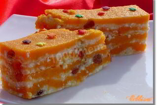 Творожная запеканка диетическая в духовке с тыквой