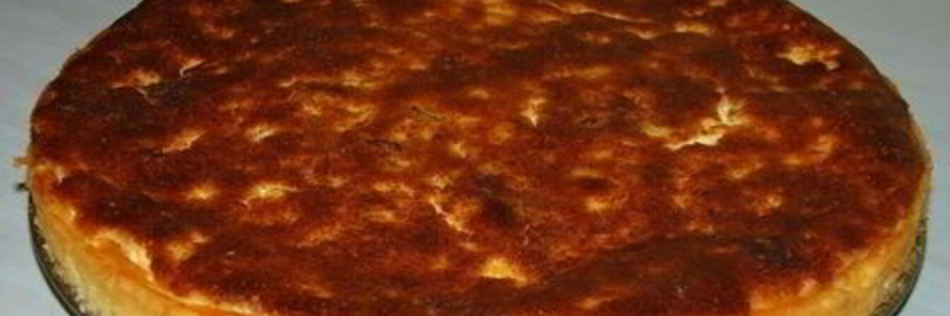 Творожная запеканка на сковороде