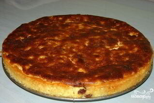 Творожная запеканка на сковороде