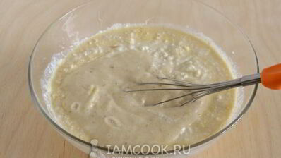 творожная запеканка с бананом