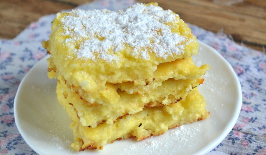 Рецепт творожной запеканки с манкой в духовке