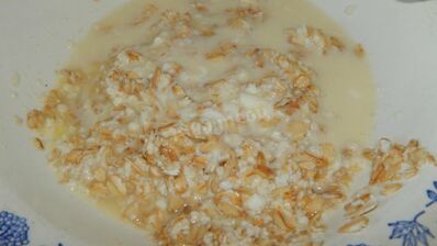 творожная запеканка с овсяными хлопьями