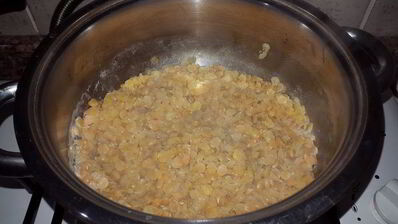 запеканка из чечевицы с кабачком и сыром