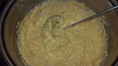 запеканка из чечевицы с кабачком и сыром