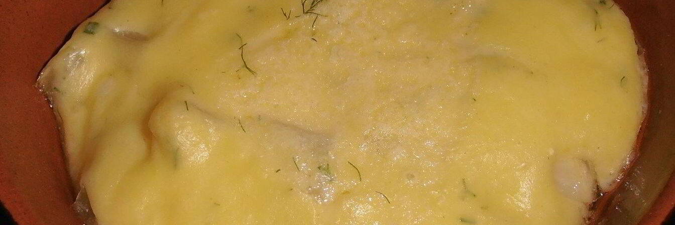 Запеканка из фенхеля с соусом бешамель