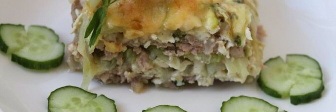 Запеканка из капусты и фарша