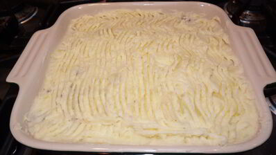 запеканка из картофельного пюре и фарша