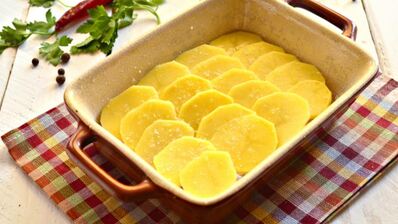 запеканка из куриной грудки с картофелем