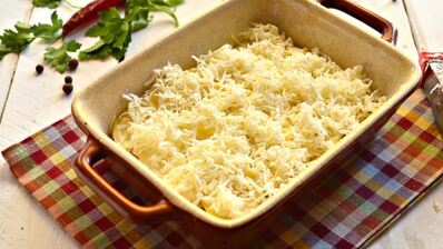 запеканка из куриной грудки с картофелем