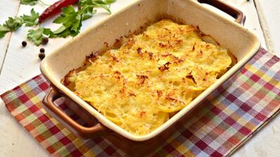 запеканка из куриной грудки с картофелем