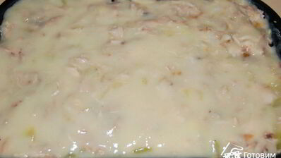 запеканка из макарон с курицей