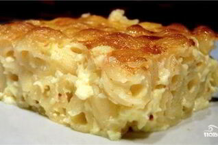 Запеканка из макарон в мультиварке