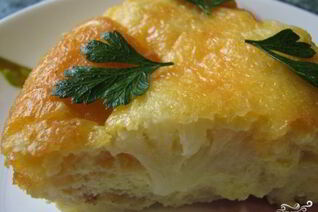 Запеканка из цветной капусты с яйцом