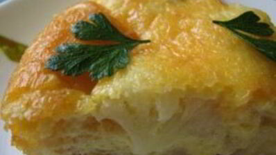 запеканка из цветной капусты с яйцом