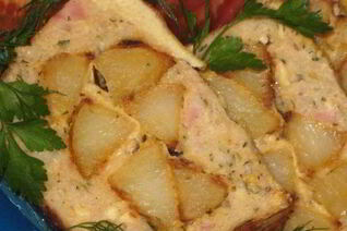 Запеканка куриная с картофелем