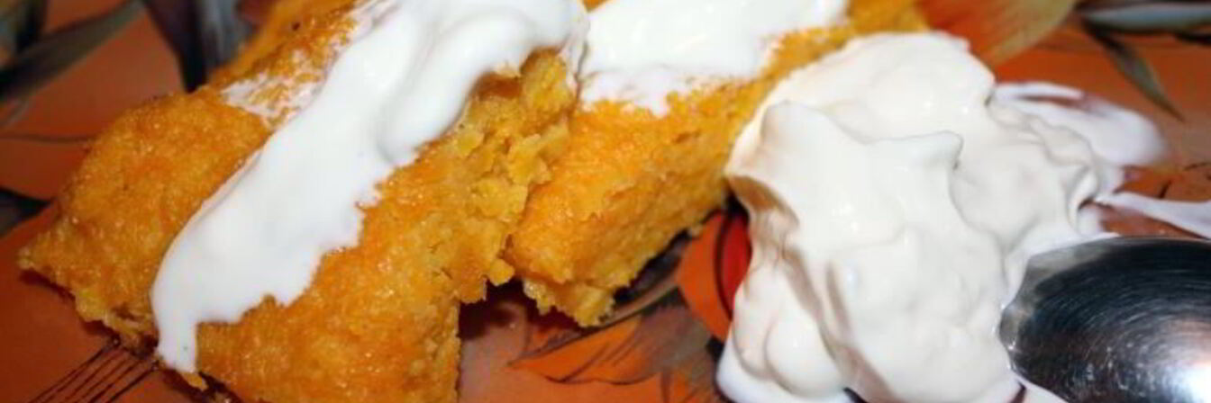 Запеканка морковная с манкой