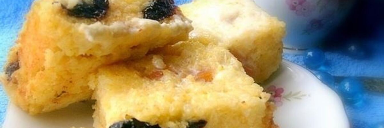 Запеканка с черносливом и курагой