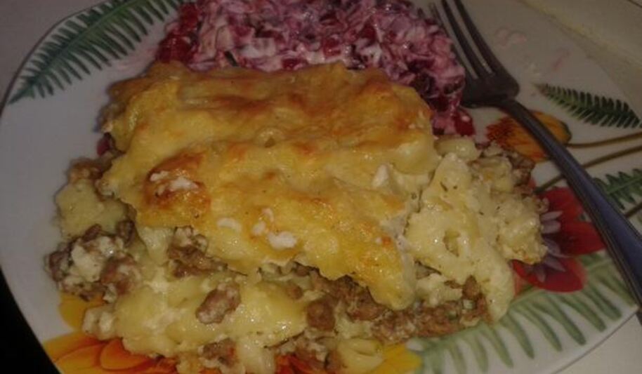 Рецепт запеканки с молочным соусом