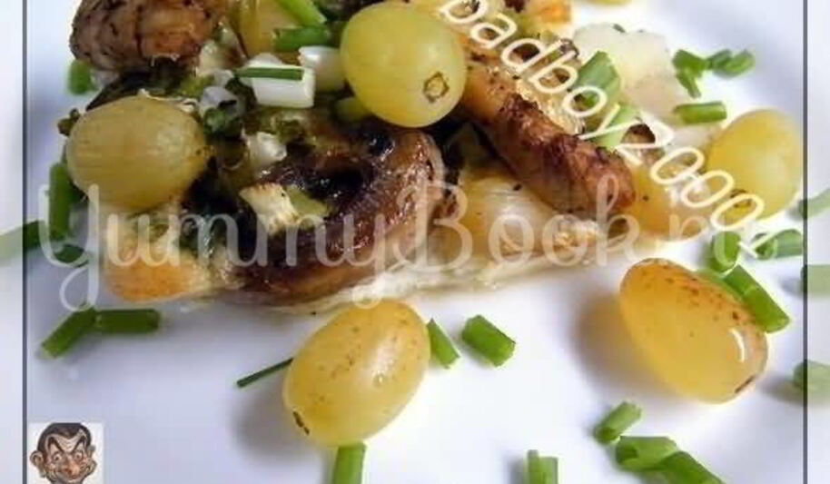 Рецепт запеканки с виноградом и грибами