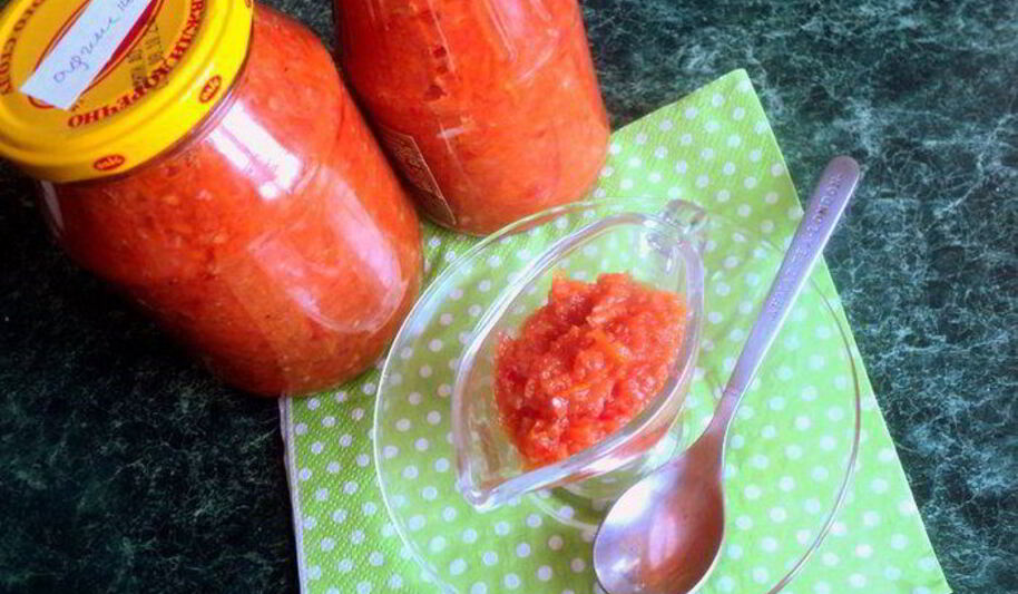 Рецепт аджики домашней