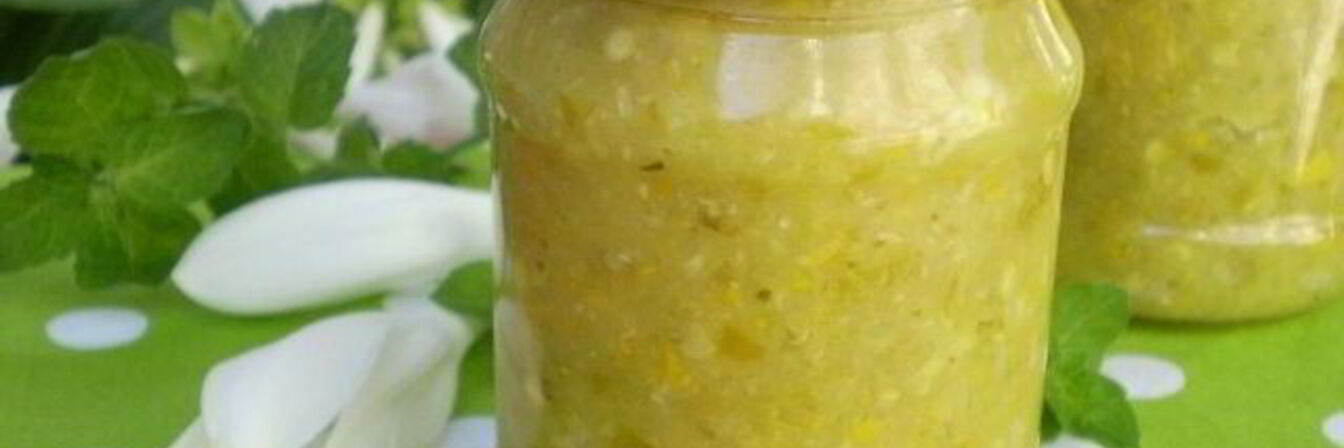 Аджика из кабачков на зиму острая