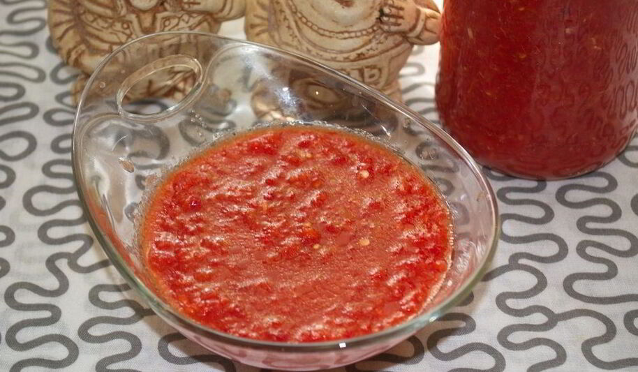 Рецепт аджики из красного перца