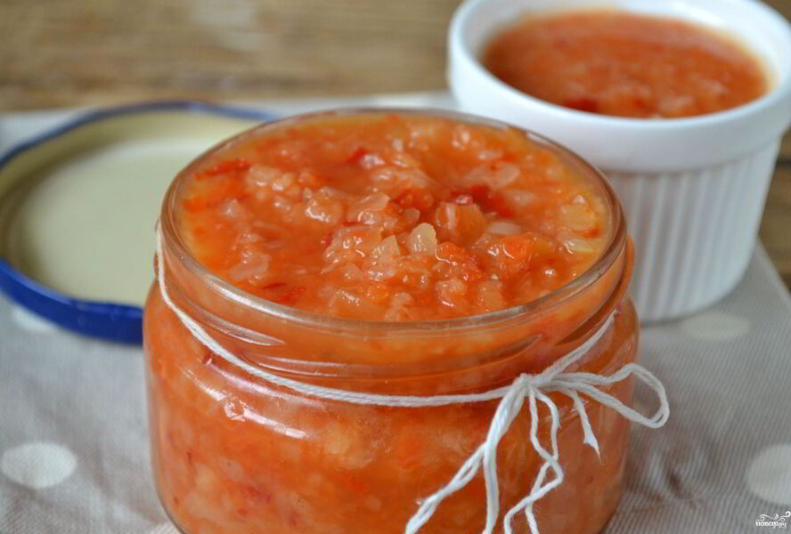 Аджика из перца на зиму