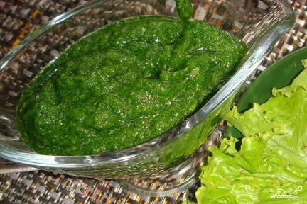 Аджика с кинзой