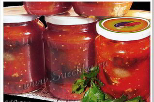 Баклажаны в аджике