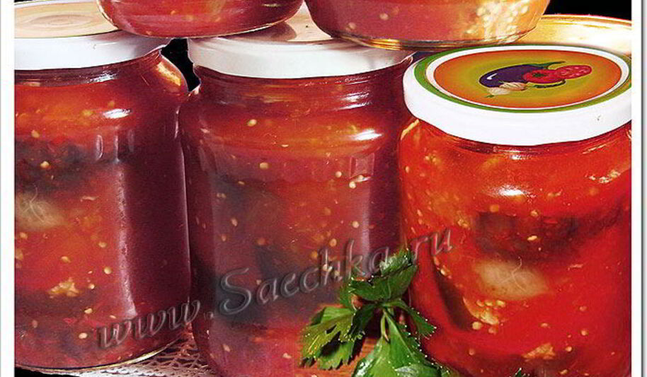 Рецепт баклажанов в аджике