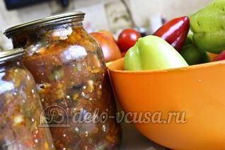 Бакат из баклажанов на зиму