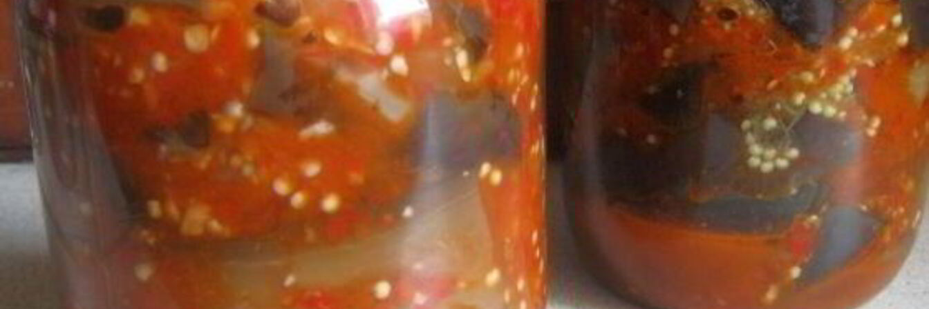 Баклажаны на зиму Тещин язык