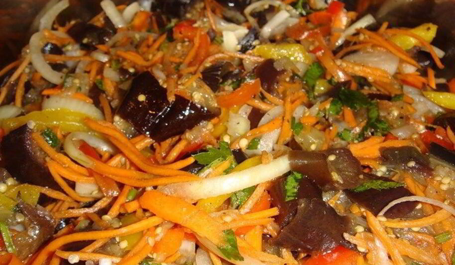 Рецепт баклажанов по-корейски на зиму