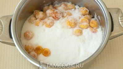 абрикосовый джем с ядрами