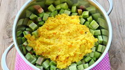 джем из ревеня и апельсина