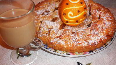 кростата с апельсиновым джемом