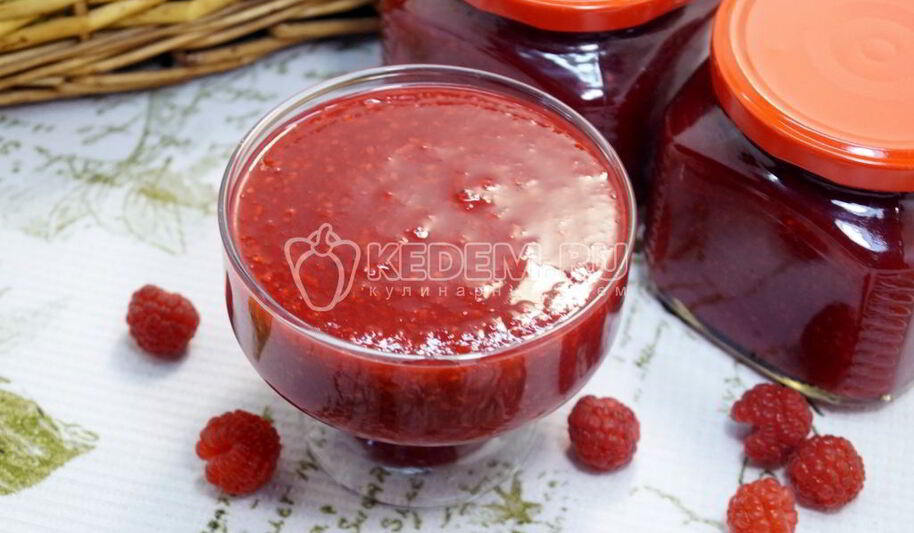 Рецепт малинового джема