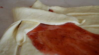 винер брод с клубничным джемом — вкуснейшая датская выпечка