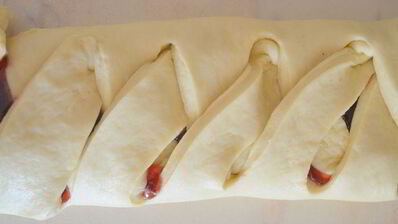 винер брод с клубничным джемом — вкуснейшая датская выпечка