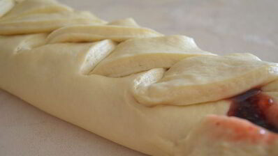 винер брод с клубничным джемом — вкуснейшая датская выпечка