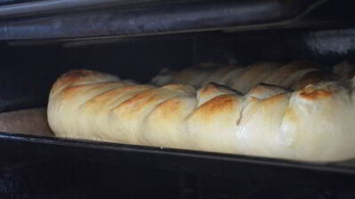 винер брод с клубничным джемом — вкуснейшая датская выпечка